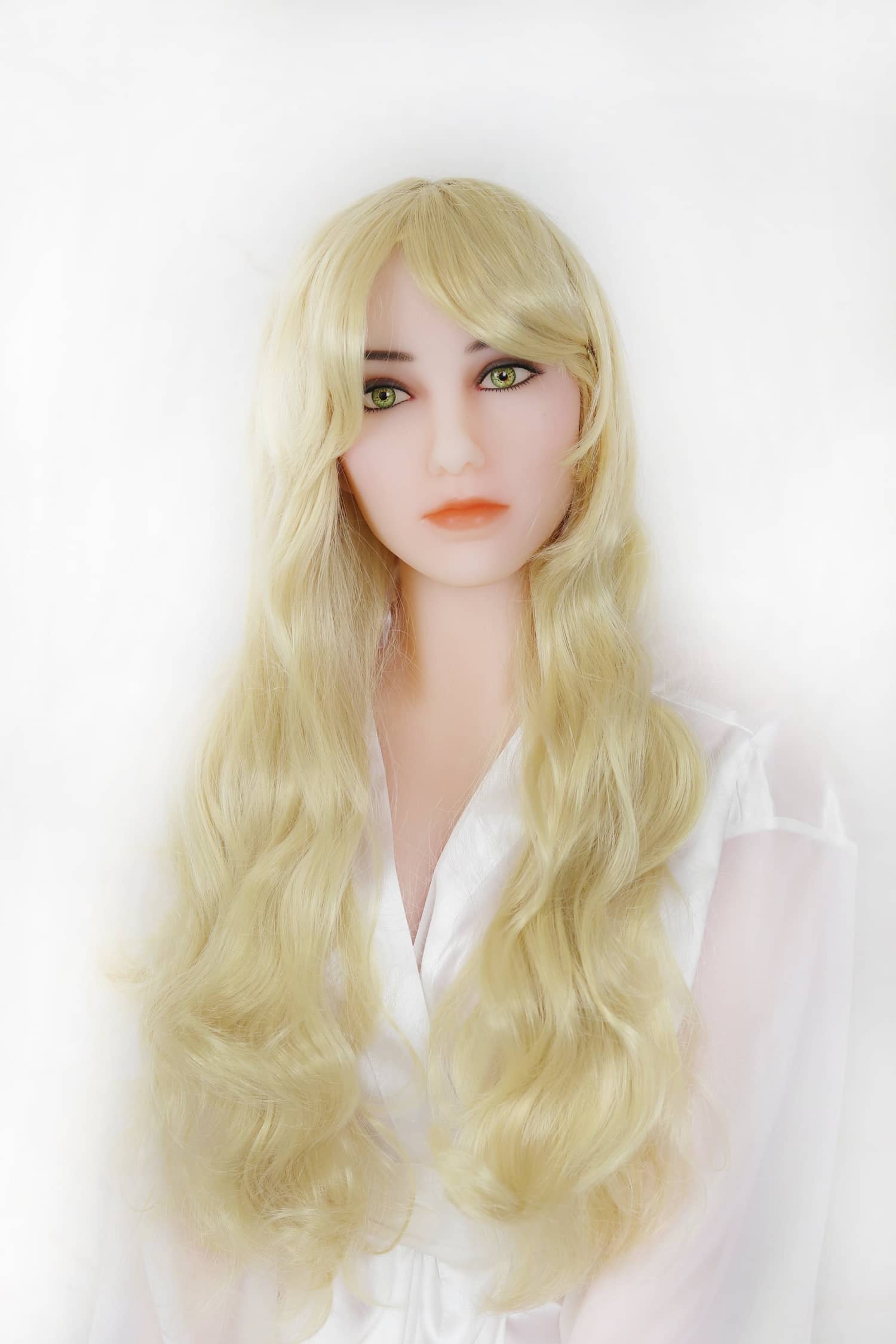 blond, lange Haare